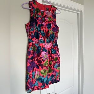 J Crew floral sleeveless dress